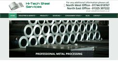 Desktop Screenshot of hitechsteels.com
